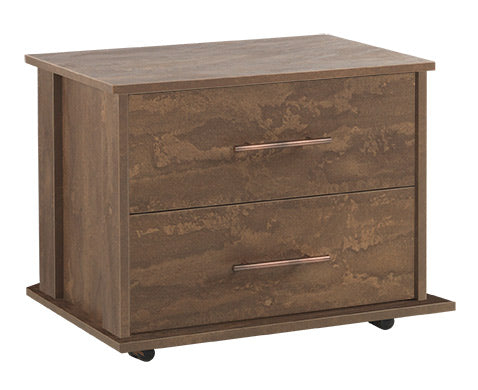 Heart Furniture 2 Drawer Bedside Midi