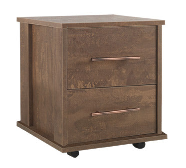 Heart Furniture 2 Drawer Bedside Extra Narrow