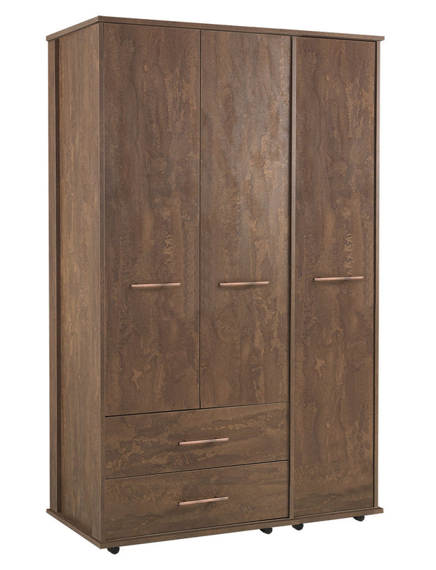 Heart Furniture Triple Door 2 Drawer Wardrobe