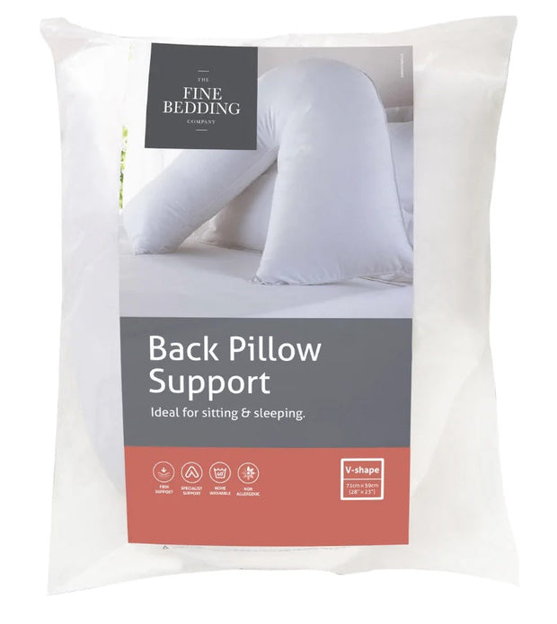 Fine Bedding Back Support V- Shape Pillow