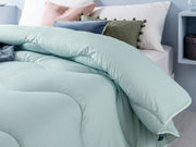 Fine Bedding Night Owl Coverless Duvet 10.5 Tog in Aurora Green (Without Reusable Storage Bag)