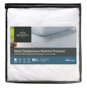 Fine Bedding Smart Temperature Cooling 100% Cotton Mattress Protector