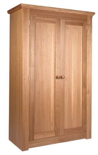 Siena Oak Compact 2 Door Panelled Robe