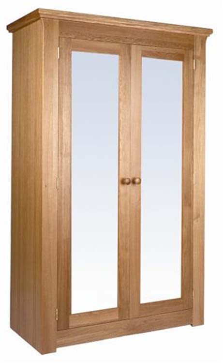 Siena Oak Double Full Length Robe (Bevelled/Mirror or Panelled)